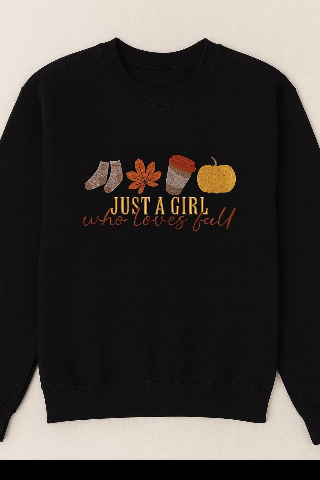 Just a Girl Who Loves Fall Crewneck