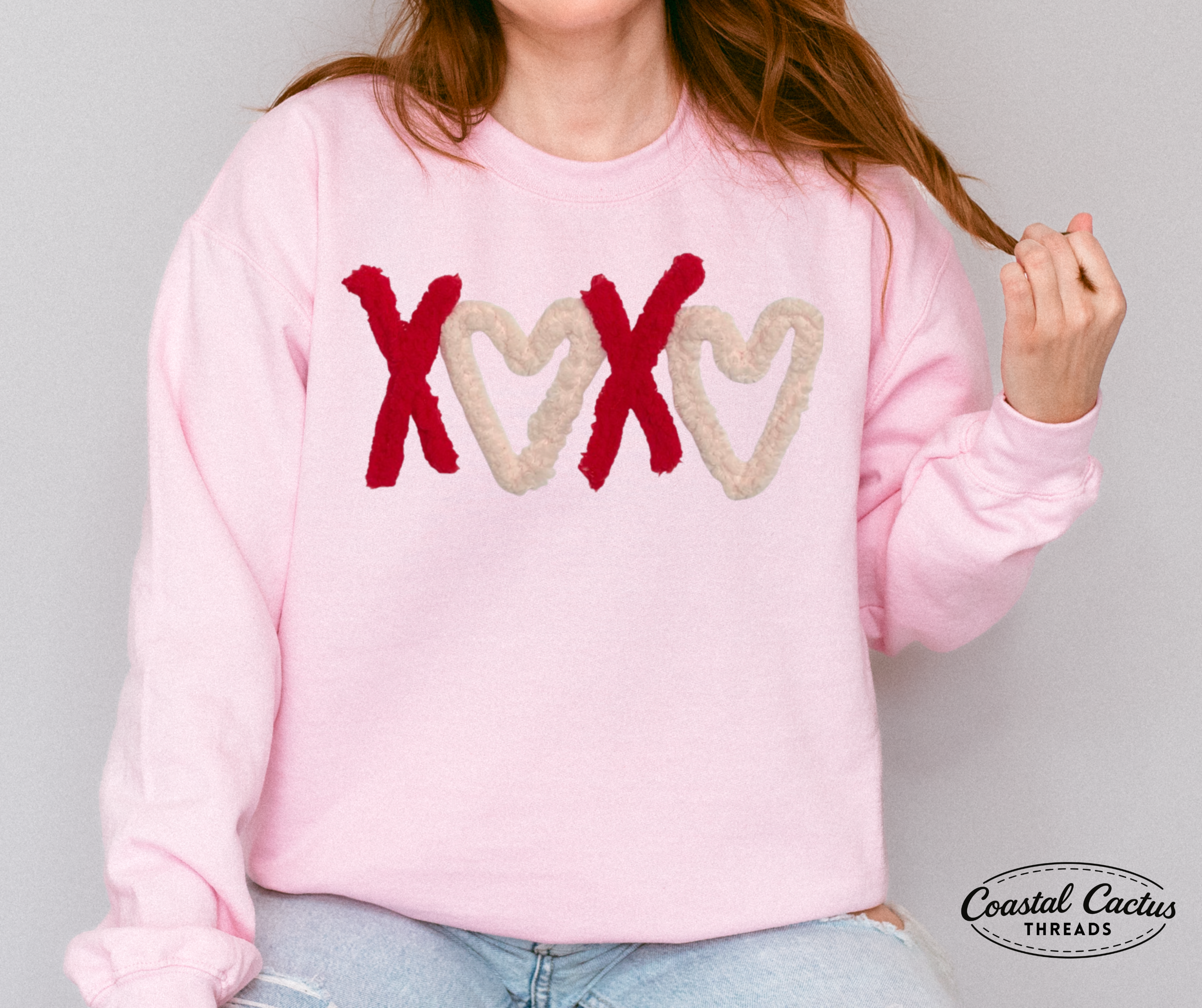 XOXO Chenielle Yarn Crewneck