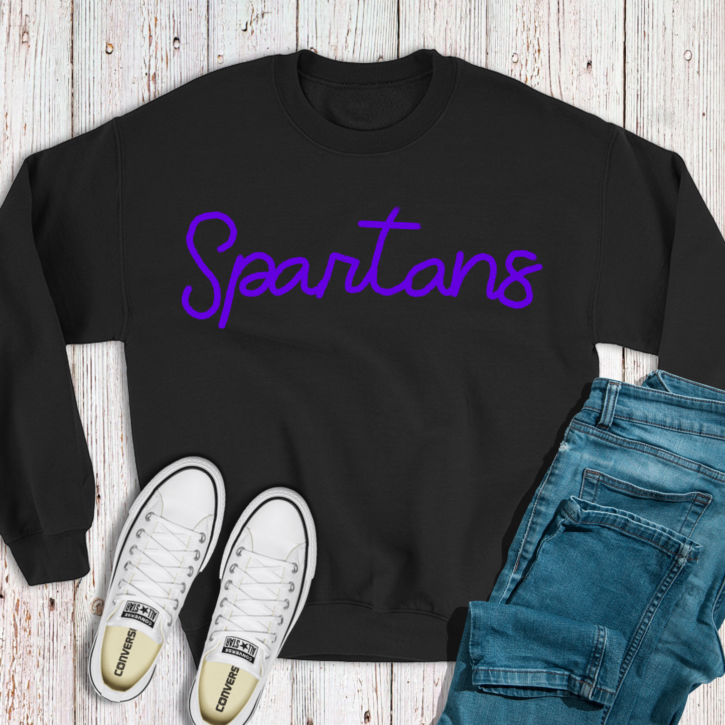 Spartans Chenielle Crewneck