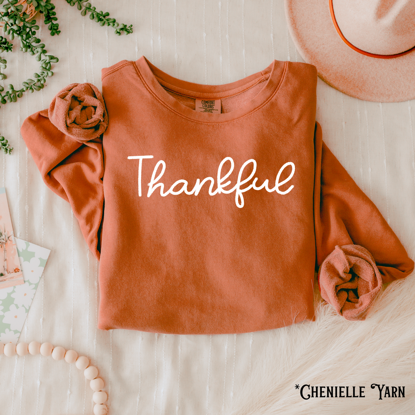 Thankful Comfort Colors Chenielle Crewneck