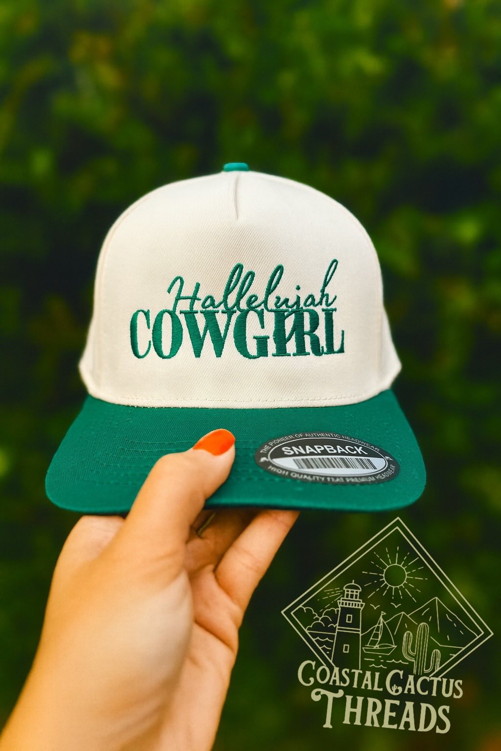 Blessed Lucky Embroidered Trucker Hat