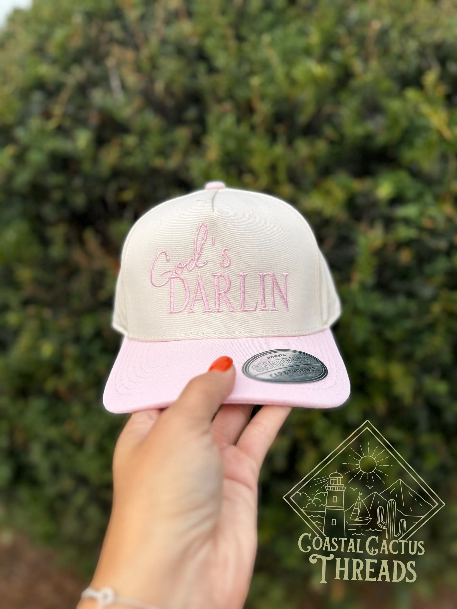 Gods Darlin Embroidered Trucker Hat