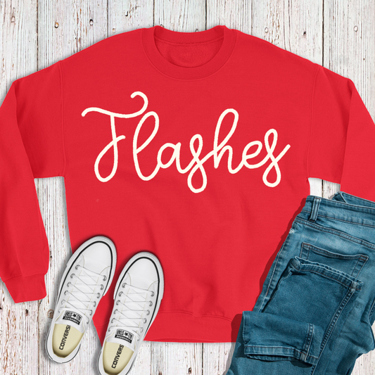 Flashes Chenielle Crewneck