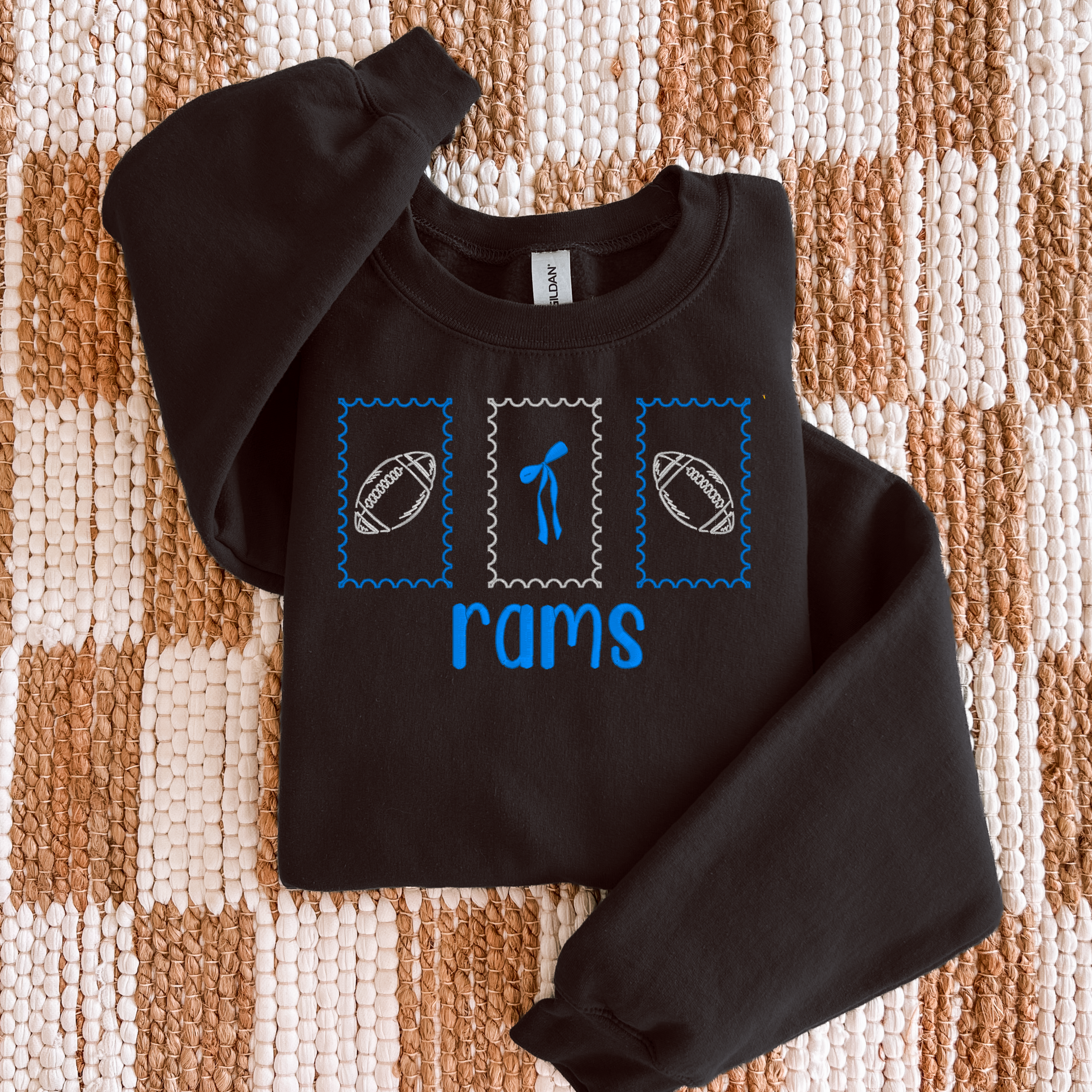 Custom Football Stamp Crewneck