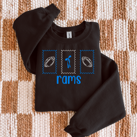 Custom Football Stamp Crewneck