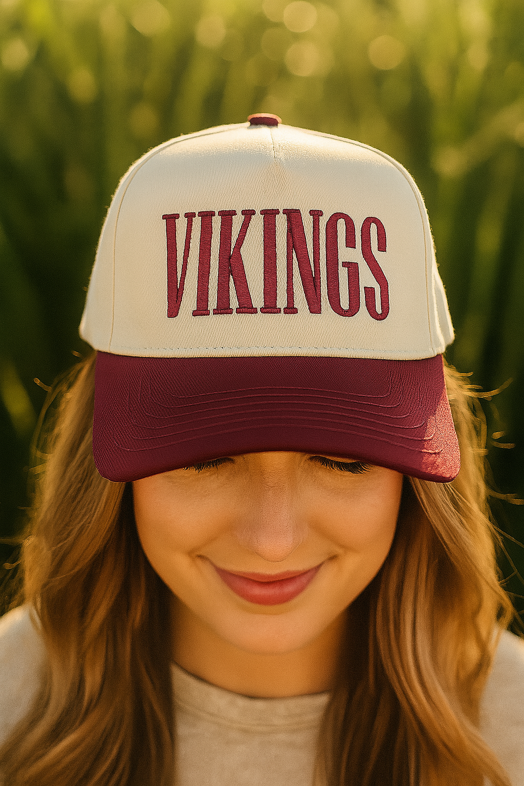 Custom School Spirit Embroidered Trucker Hat
