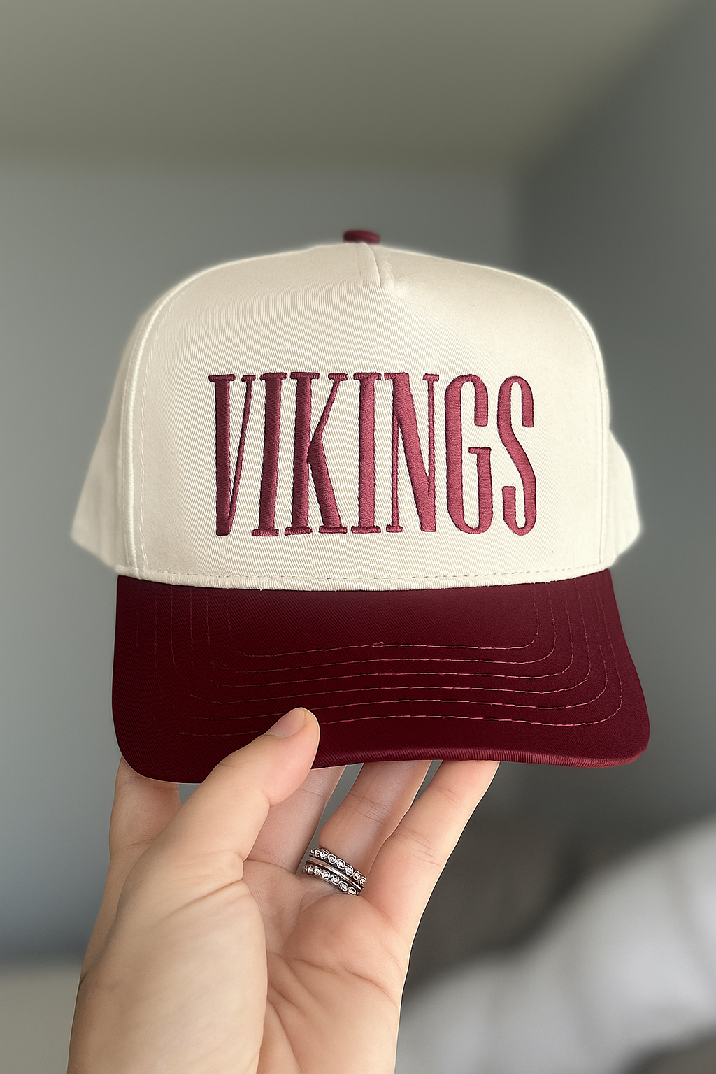 Custom School Spirit Embroidered Trucker Hat
