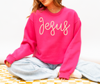Jesus Chenielle Crewneck